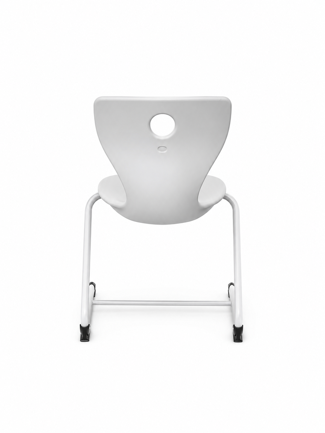 HZ-ST-645 Sled-base ergonomic chair — front view